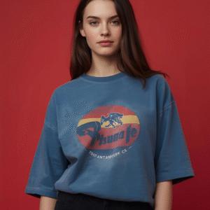 vintage washed t-shirt women, oversized retro tee India, streetwear women